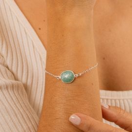LOUISE Amazonite Bracelet - L'atelier des Dames