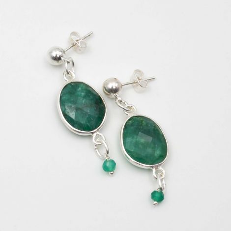 LOUISE Green Onyx Earrings