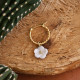 White Flower mini earring - Nach