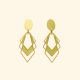small Gold Classic Deco earrings - RAS