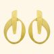 XL Too Much golden earrings - RAS