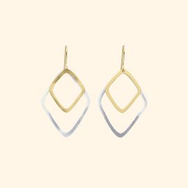 Sol golden hook earrings - 