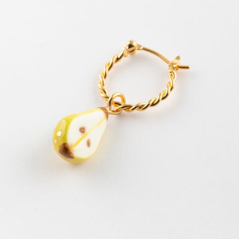 Harvest Time pear mini earring