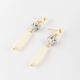 Harvest Time Cat Ivory Drop earrings - Nach