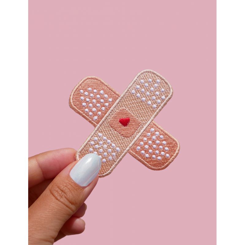 Bandage Embroidered Iron-On Patch