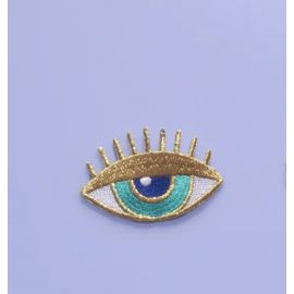 Gold Eye iron-on patch - Malicieuse