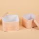 Set of 2 square boxes Light pink - Bazardeluxe