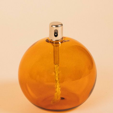 Sphere oil lamp M Light amber