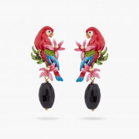 Parrot earrings Paradis Perdu - Les Néréides