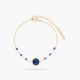 Colorama blue round stone thin bracelet - Les Néréides