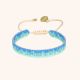 Bracelet MARES XS menthe et bleu clair - Mishky