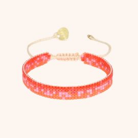 Bracelet MARES XS saumon, corail et rose - Mishky