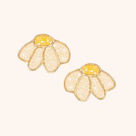 POPPY flower earrings - 