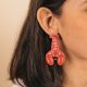 Boucles d'oreilles LOBSTER Roses - Mishky