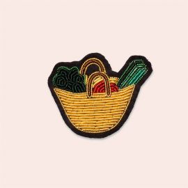 Brooch - shopping basket - Macon & Lesquoy