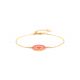 MON COEUR bracelet médaillon coeur rouge - Olivolga Bijoux