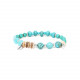 bracelet extensible Tenerife bleu 1 "Colorama" - Nature Bijoux