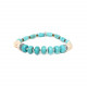 bracelet extensible Tenerife bleu 2 "Colorama" - Nature Bijoux