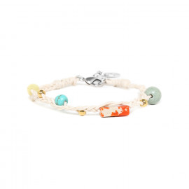 white braided bracelet "Petit poucet" - Nature Bijoux
