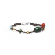 brown braided bracelet "Petit poucet" - Nature Bijoux
