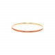 BANGLES round thin bangle with enamel orange "Les complices" - Franck Herval