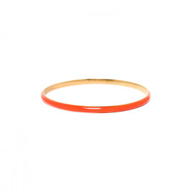 BANGLES bracelet jonc bombé orange "Les complices" - Franck Herval