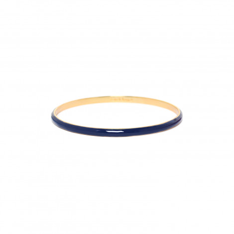 BANGLES round embossed bangle with enamel lapiz "Les complices"