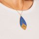 PHYSALIS klein blue short necklace - Amélie Blaise
