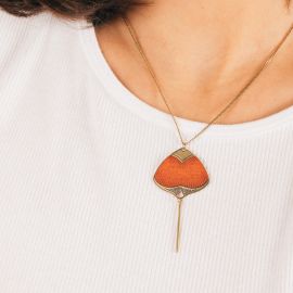 PIVE rusty color short necklace - Amélie Blaise