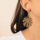 Boucles d'oreilles dormeuses en laiton XL - Amélie Blaise
