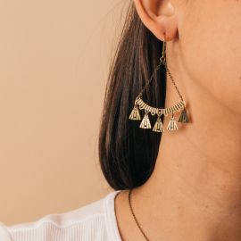 Bel Œil pendant earrings - Amélie Blaise