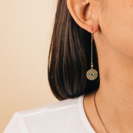 Bel Œil long earrings - Amélie Blaise