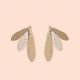 Feathers M03 earrings - Christelle dit Christensen