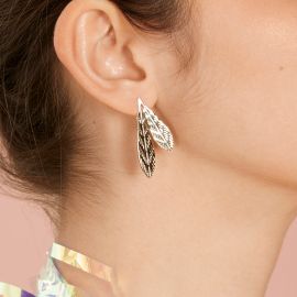 Feathers S02 earrings - Christelle dit Christensen