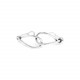 silvered knot bracelet "Accostage" - Ori Tao