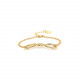 bracelet ajustable chaine dorée "Accostage" - Ori Tao