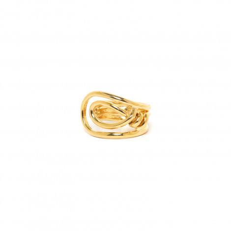 XL golden ring "Accostage"