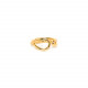 golden buckle ring "Accostage" - Ori Tao