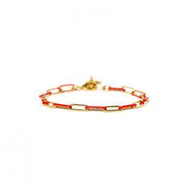 bracelet ajustable chaine fine rouge "Boa vista" - Ori Tao