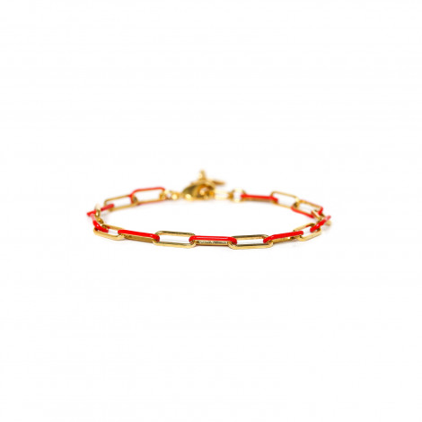 thin chain bracelet red "Boa vista"