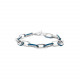 bracelet ajustable chaine bleue "Boa vista" - Ori Tao