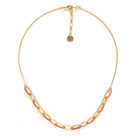 short necklace red "Boa vista" - Ori Tao