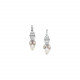 multidangles post earrings silvered "Brooklyn" - Ori Tao