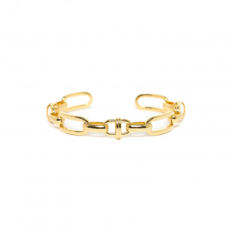 bracelet rigide métal doré à l'or fin "Brooklyn"