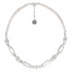 silvered short pearl necklace "Brooklyn" - Ori Tao