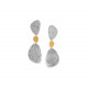 3 elements post earrings "Empreinte" - Ori Tao