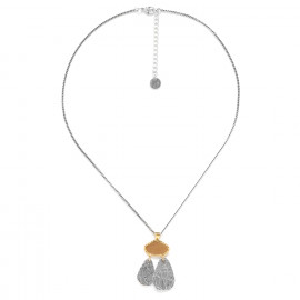 2 dangles pendant necklace "Empreinte" - Ori Tao