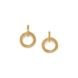 golden french hook earrings "Enzo" - Ori Tao