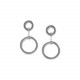 silvered gypsy earrings "Enzo" - Ori Tao