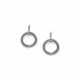 silvered french hook earrings "Enzo" - Ori Tao